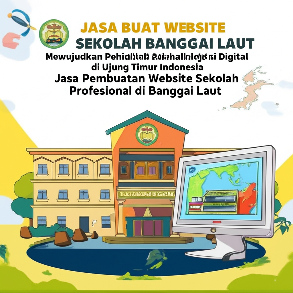 Mewujudkan Pendidikan Digital di Ujung Timur Indonesia: Jasa Pembuatan Website Sekolah Profesional di Banggai Laut