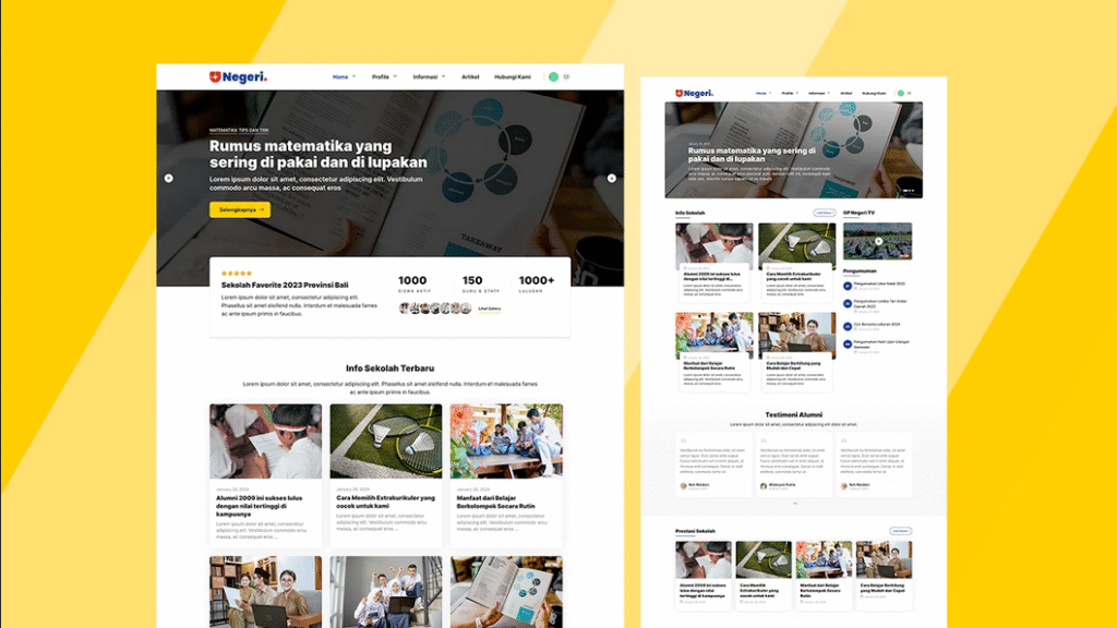 web sekolah