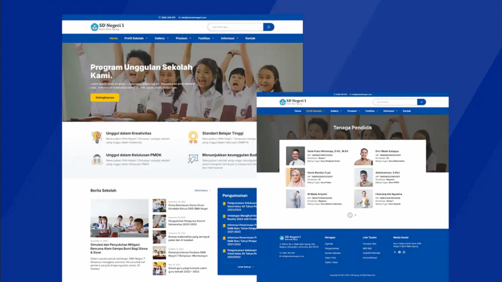 web sekolah
